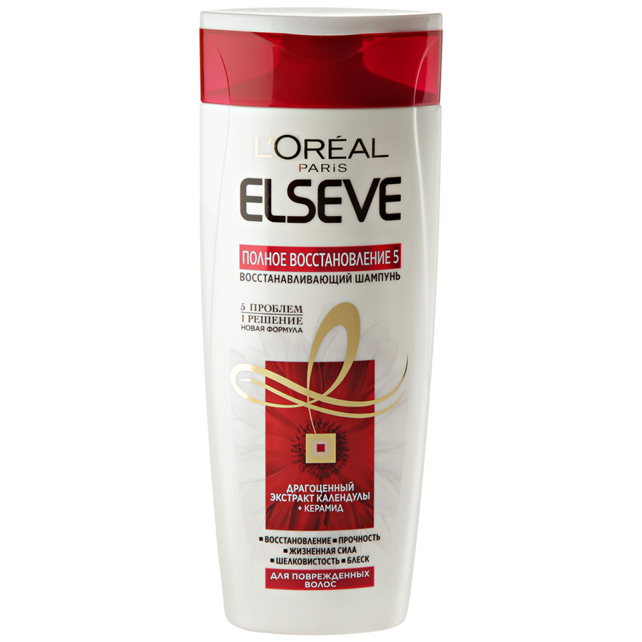 Результат использования шампуня ELSEVE.