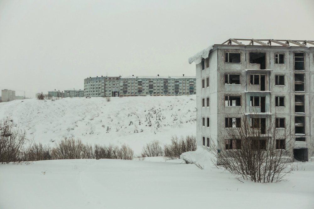 Брошенные дома в воркуте фото