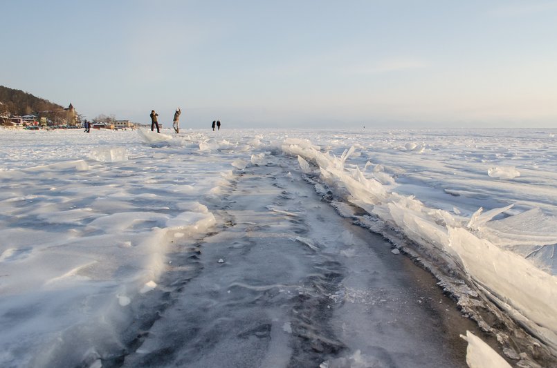 Байкальск в феврале