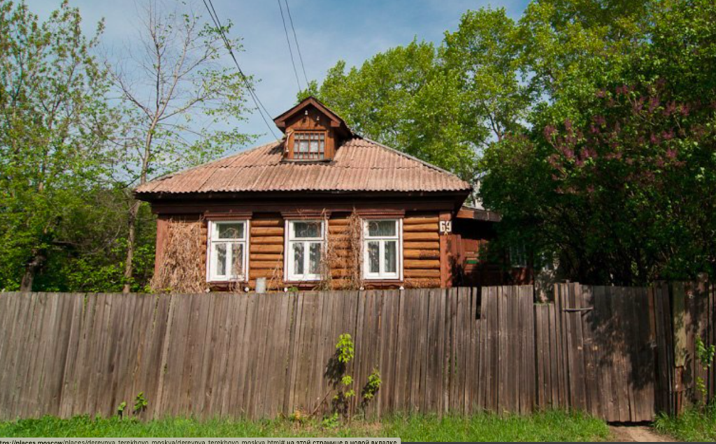 Деревня москва. Московская деревня Терехово. Поселок Терехово Москва. Деревня в центре Москвы Терехово. Дом Егорова Терехово.