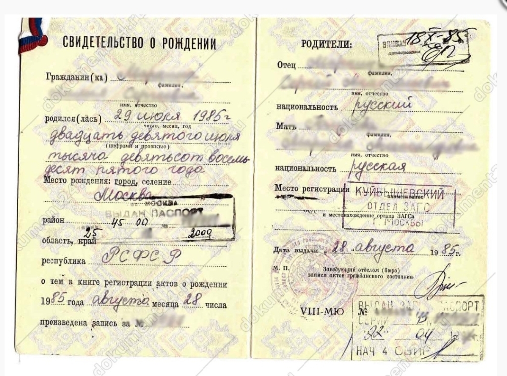 Как выглядит номер свидетельства о рождении ребенка Как исправить ошибку в документах Смалькова Светлана Васильевна, 04 июня 2020