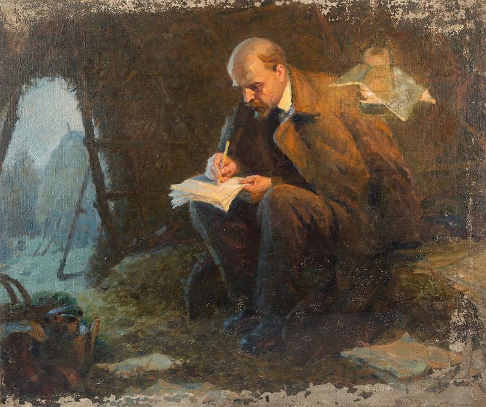 Ленин в шушенском фото в шалаше