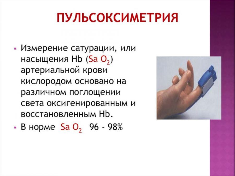 Сатурация при коронавирусе: норма кислорода в крови у взрослых, что делать если 90 и ниже?