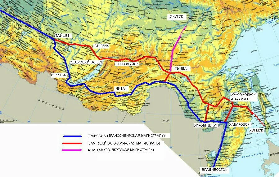 Строительство бама карта