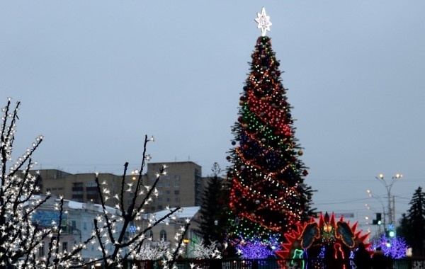 Елка в городе Кизилюрт. Новогодняя елка Алексин. Елка в Алексине. Шелехов елка. Правительство 31 декабря 2020 года