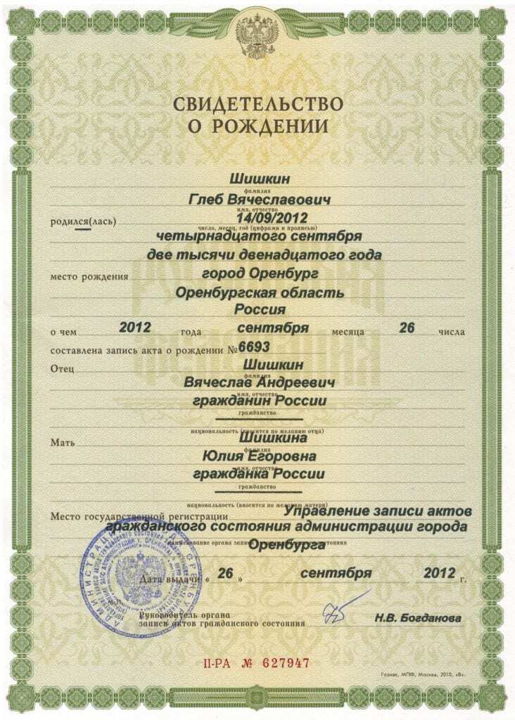 заглавные буквы в паспорте римское право