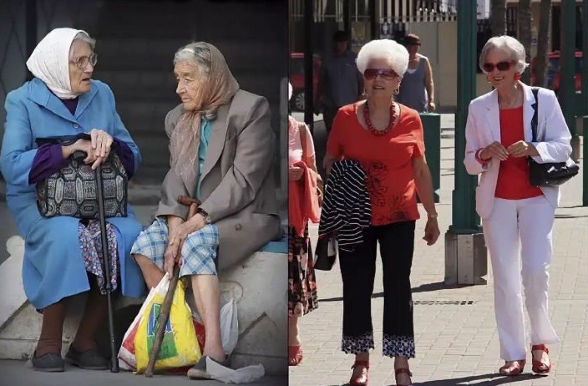 Пожилые люди в Европе