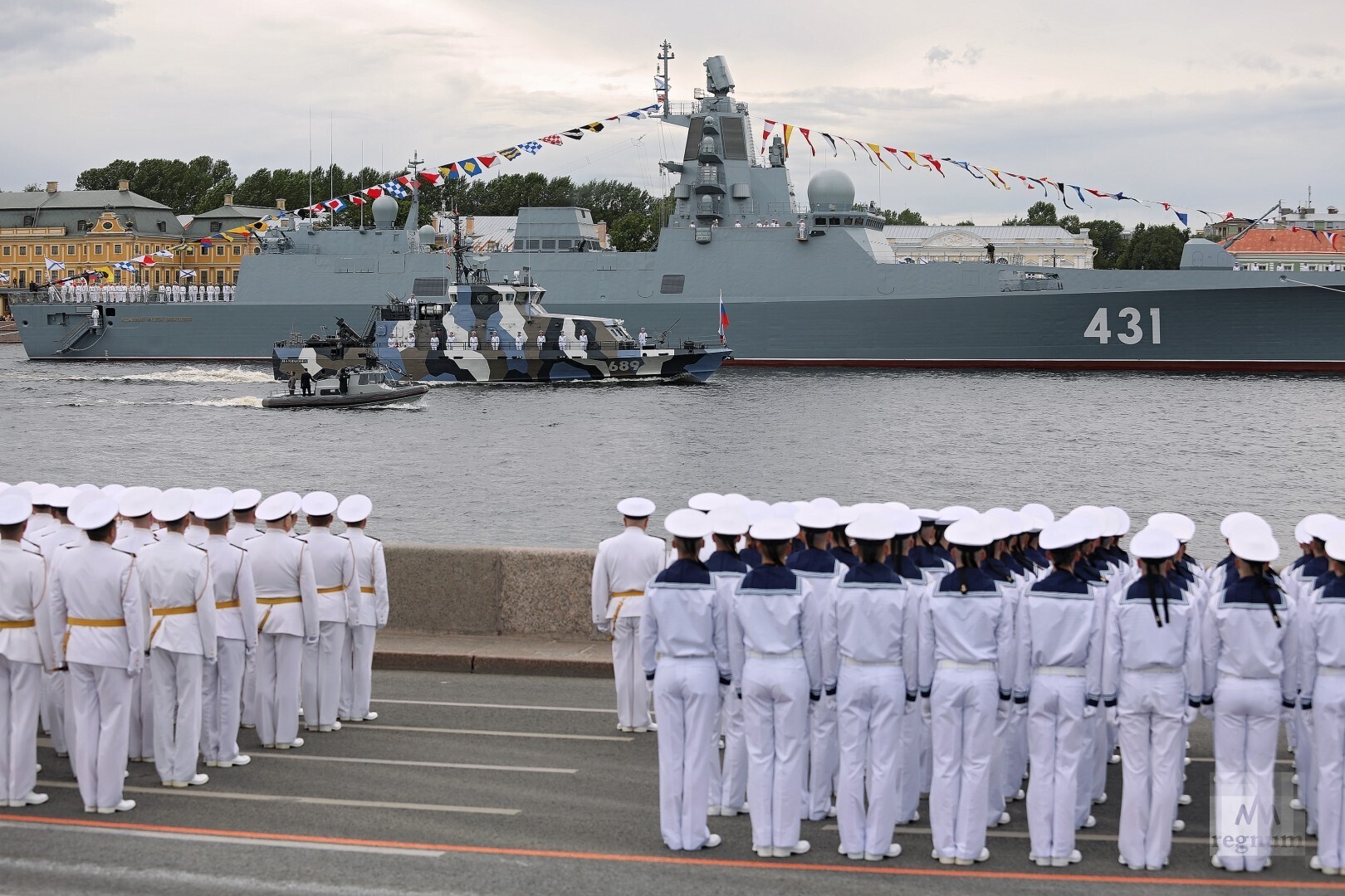 Военно-морской парад в Санкт-Петербурге 2021