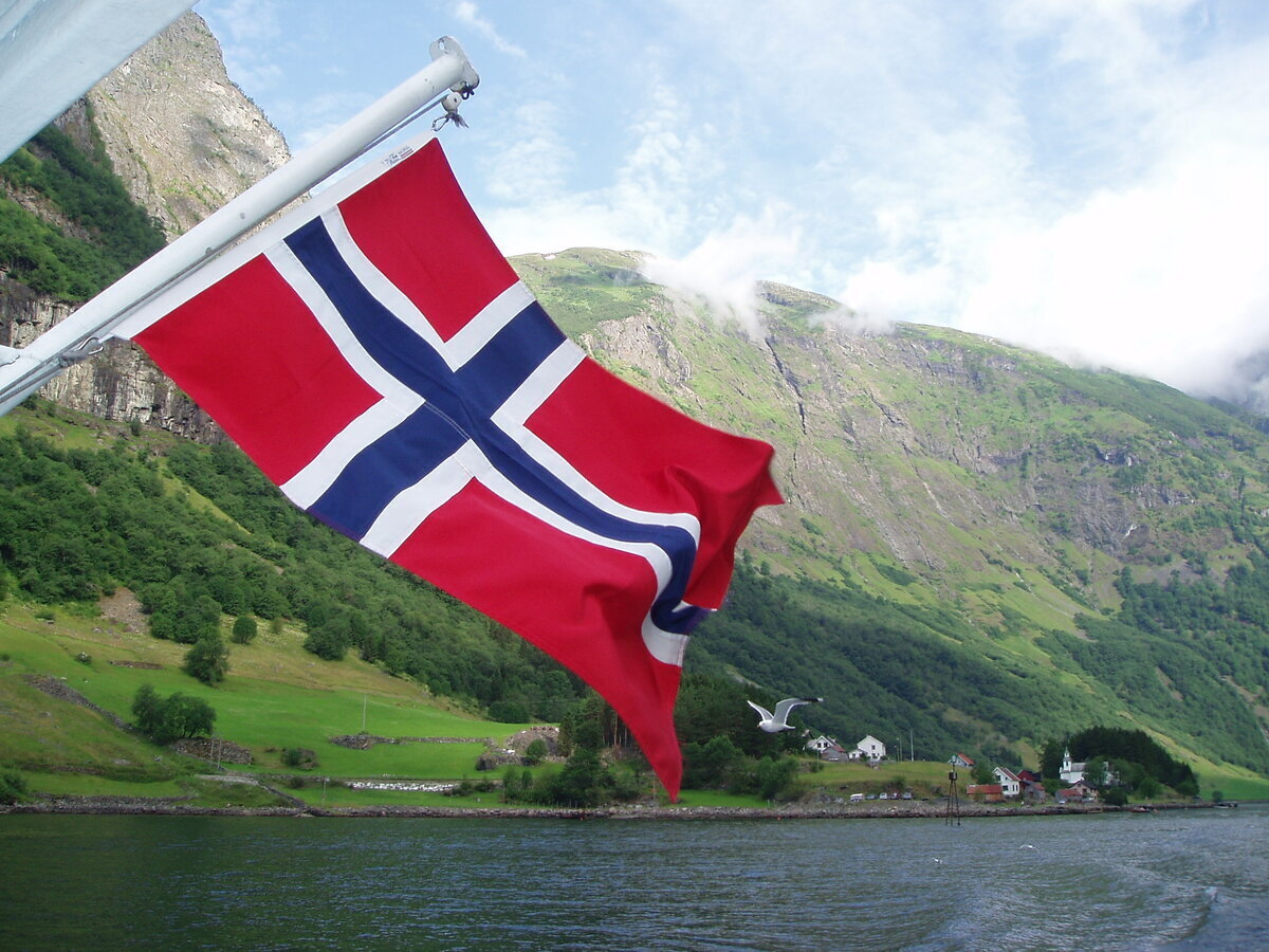 Королевство Норвегия флаг
