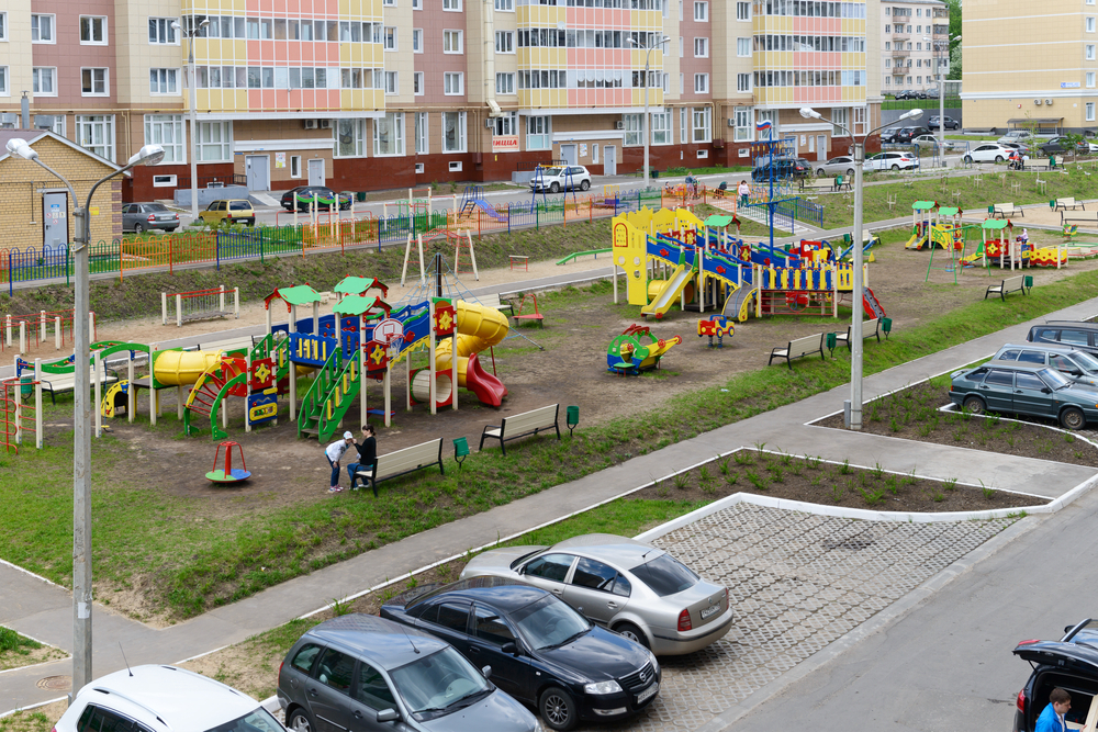 Тдвор. Новый город детская площадка Чебоксары.