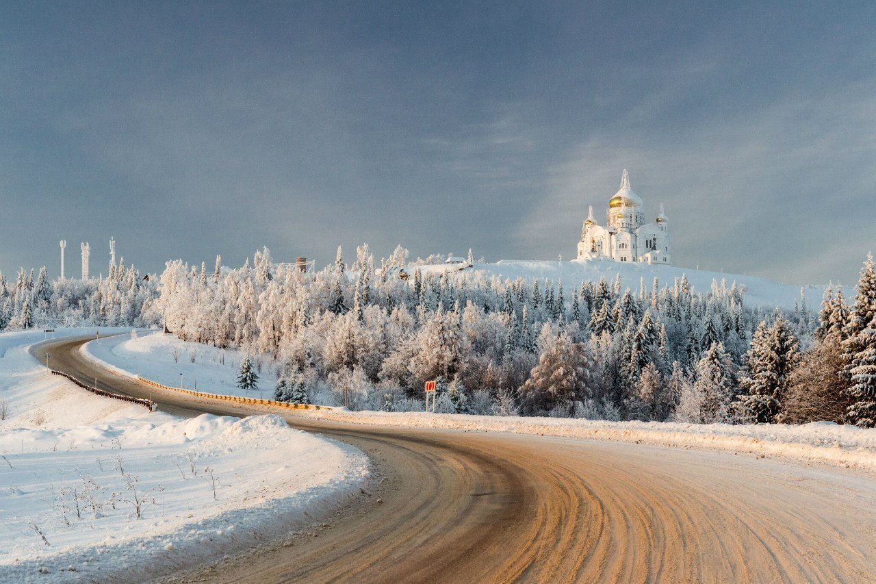 Белогорский монастырь Кунгур зима