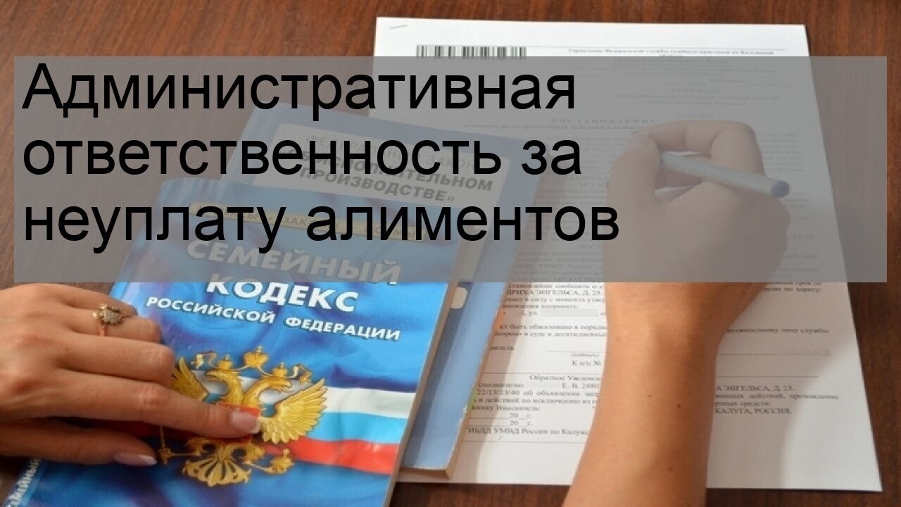 Образец заявления привлечения к административной ответственности за неуплату алиментов