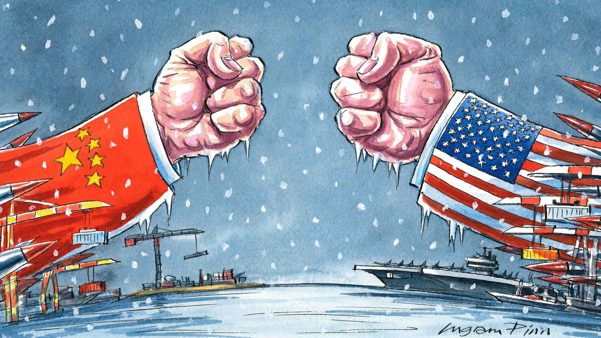 США И Китай холодная война