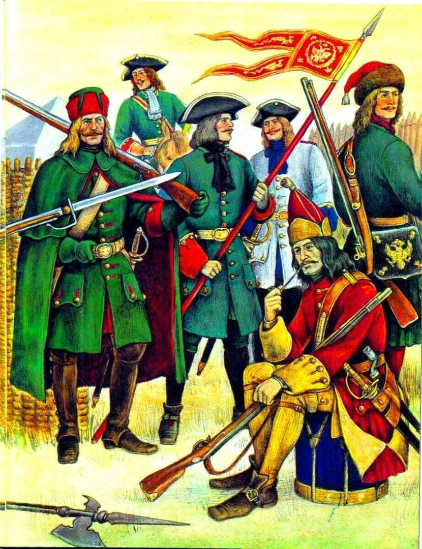 Армия Петра Великого пехота