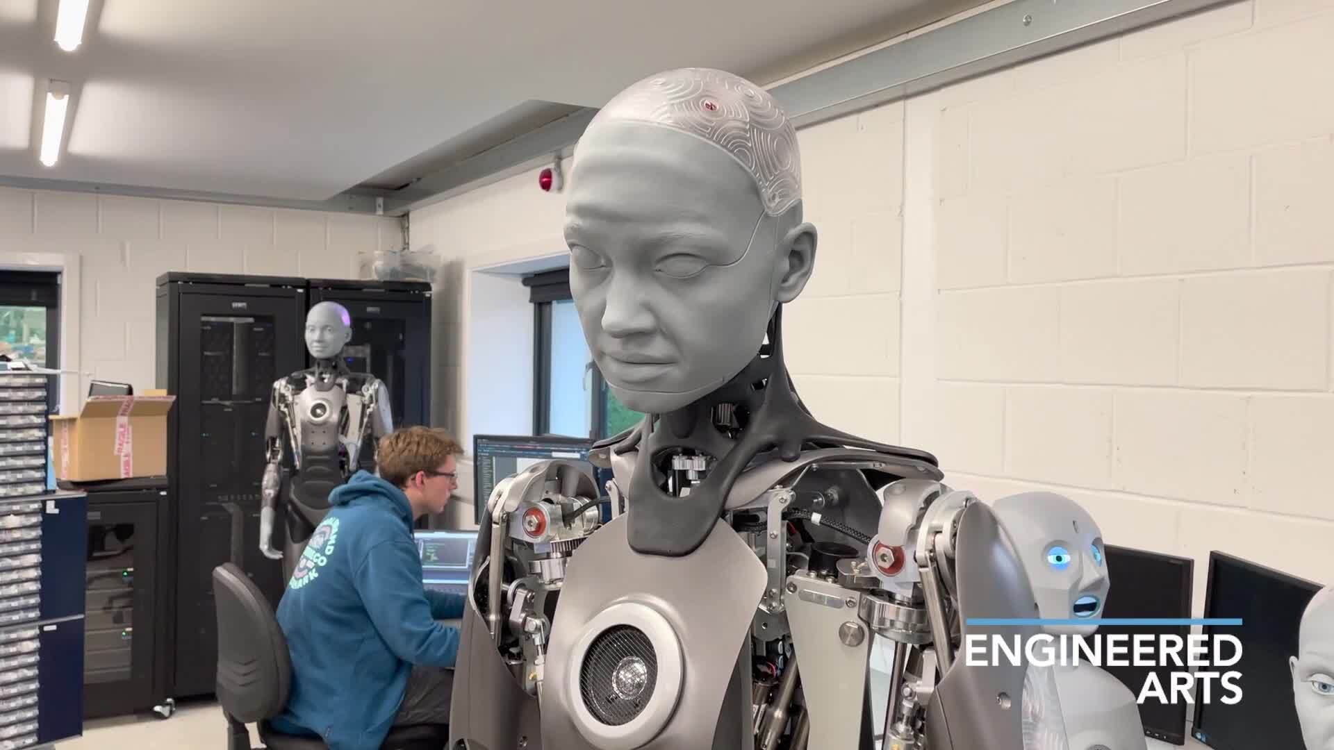 Наиболее продвинутый. Робот Ameca. Humanoid Ameca. Робот-гуманоид Ameca в ОАЭ. Человекоподобный робот.