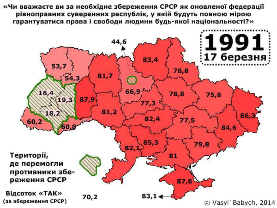 Карта россии до и после референдума