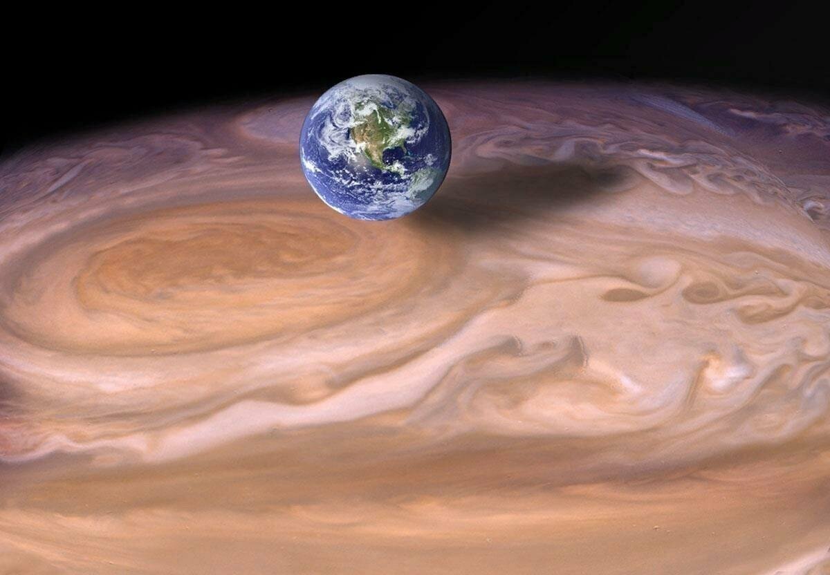 Юпитер Планета красное пятно ураган