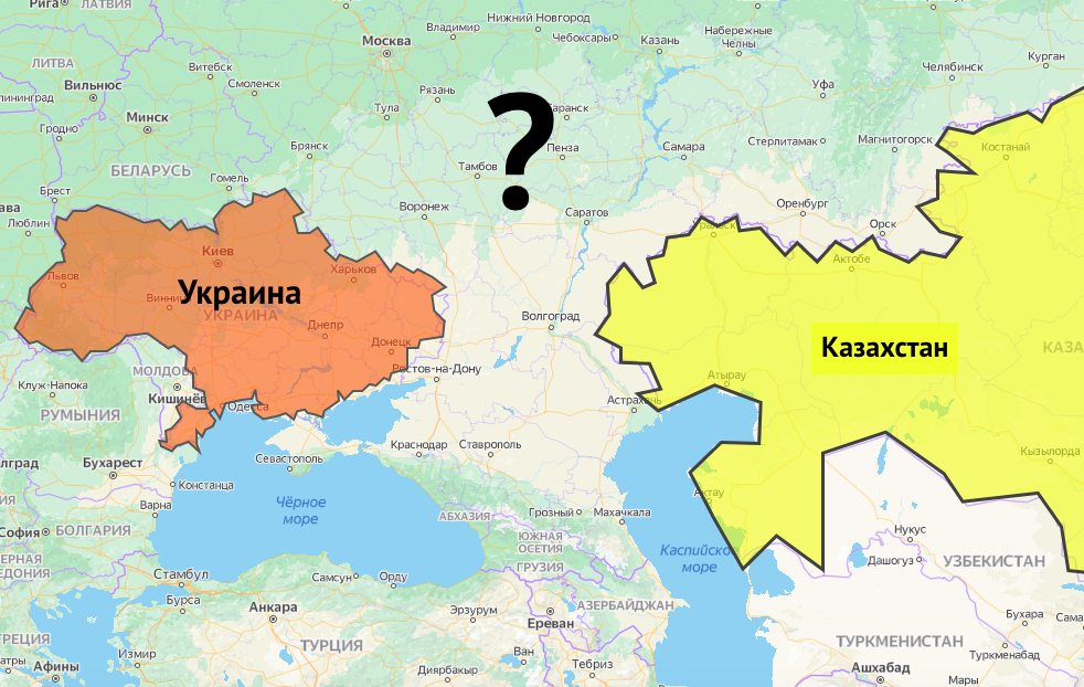Казахстан территория. Территория Украины и Казахстана. Казахстан и Украина на карте. Море в Казахстане на карте. Карта России Украины и Казахстана.