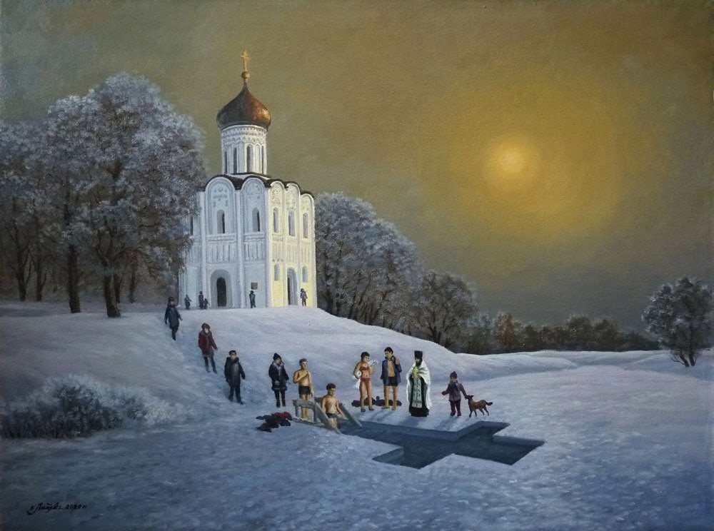 Картина крещение господне