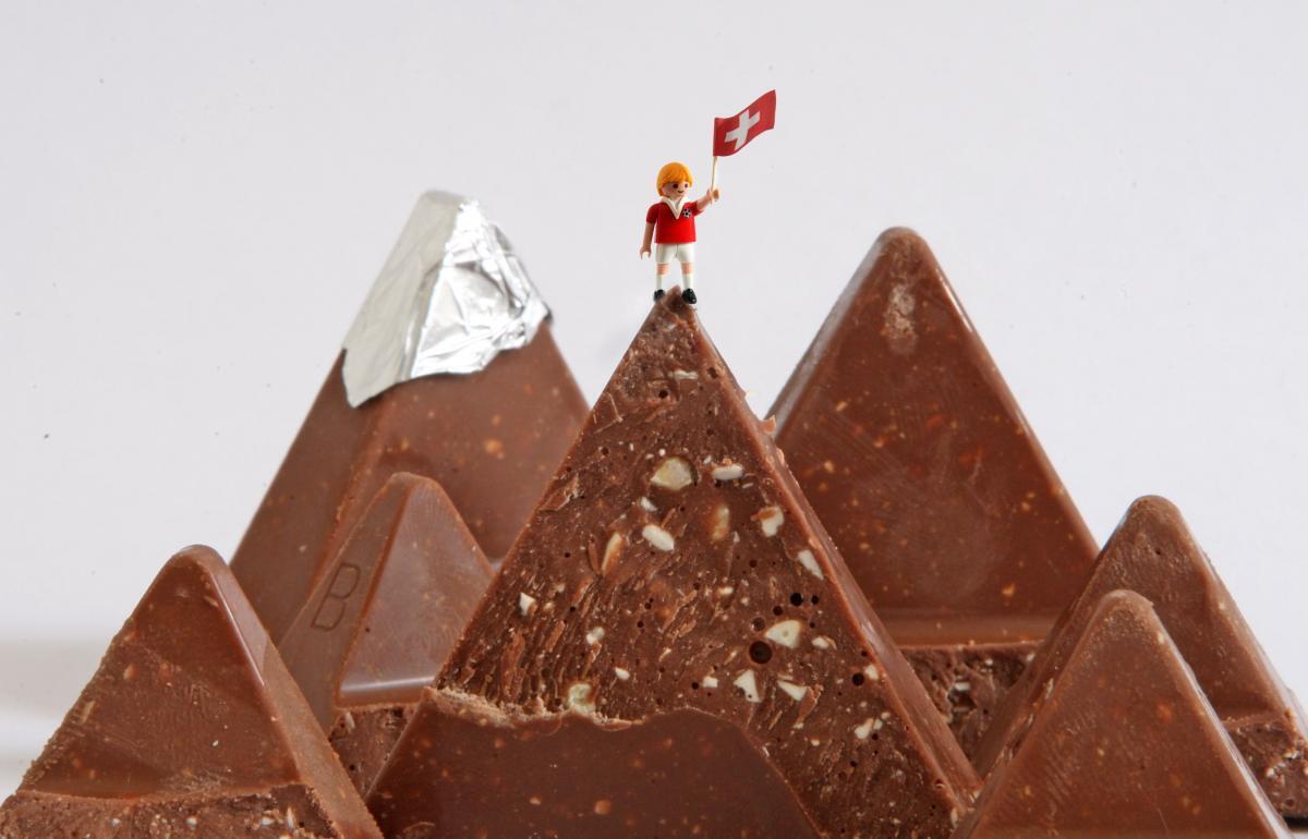 Швейцарский шоколад Тоблерон гора