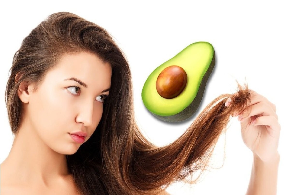 Маска для волос из хны и авокадо