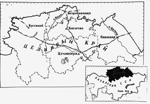 Освоение целины карта