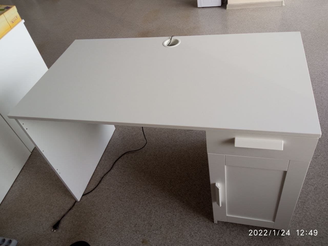 бримнэс письменный стол белый 120x65 см