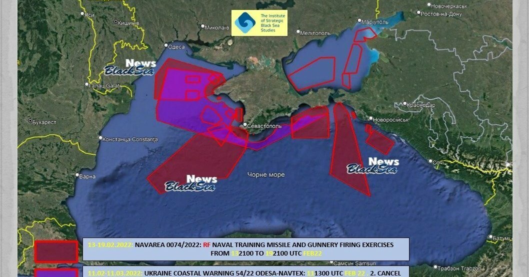 Море на украине карта