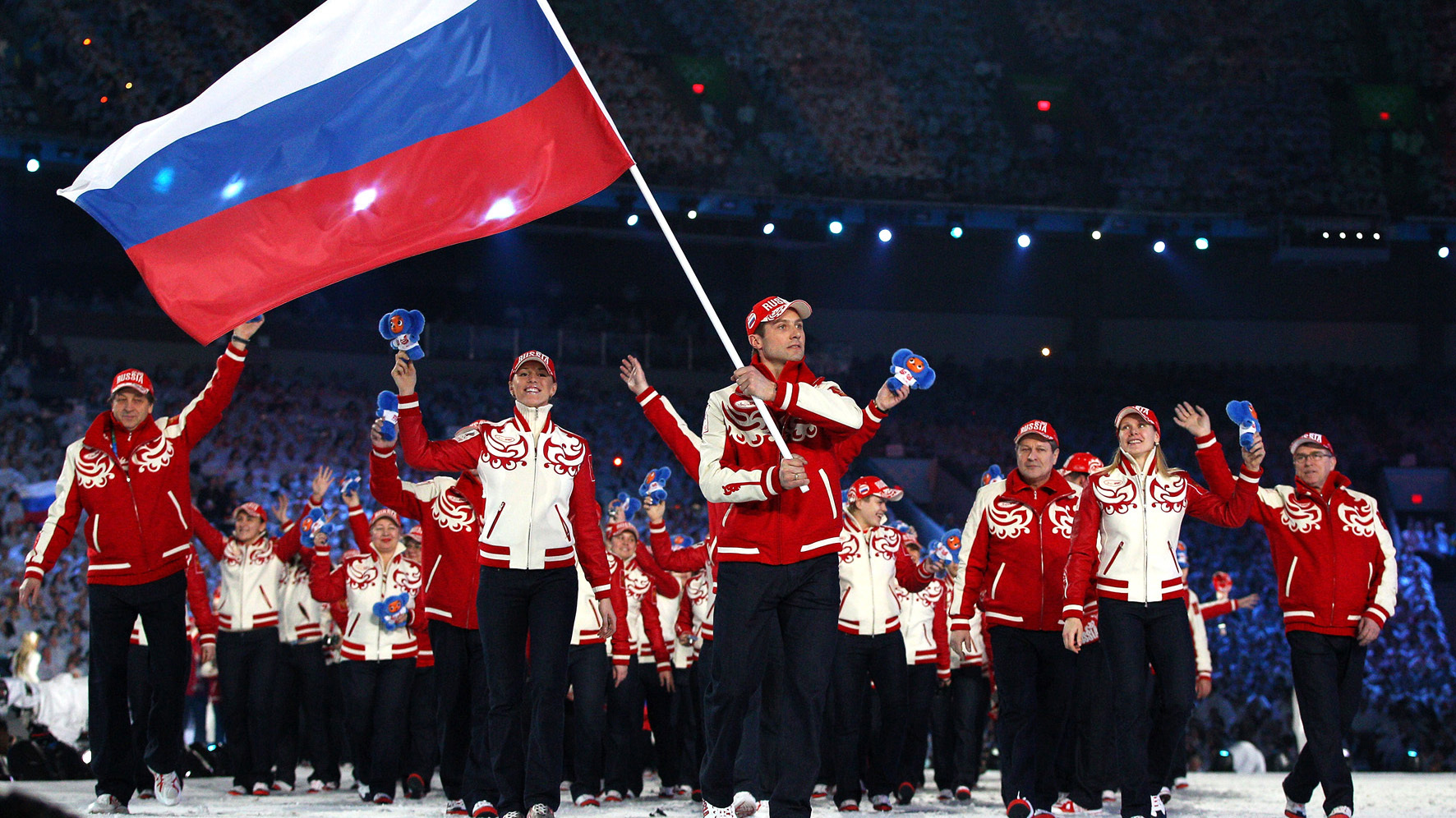 российские спортсмены на олимпиаде фото