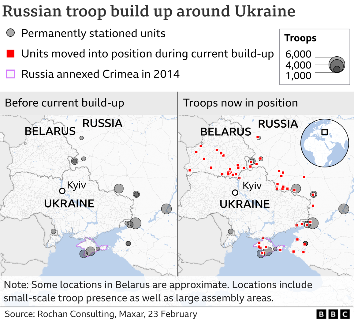 Карта военных конфликтов в мире 2022