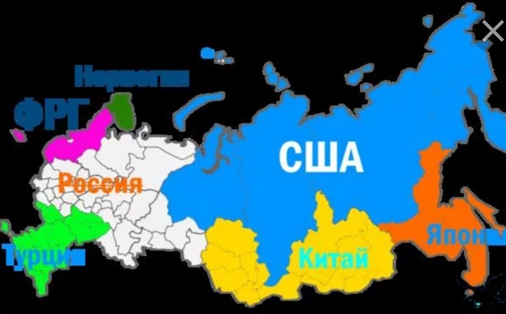 Разделение россии на части план запада