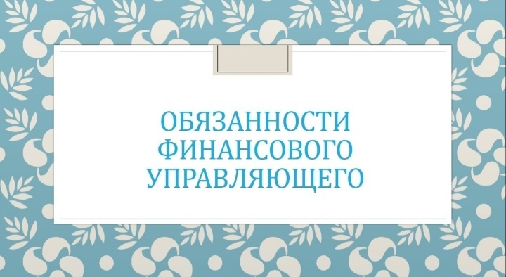 Обязанности финансового управляющего в процедуре банкротства ...