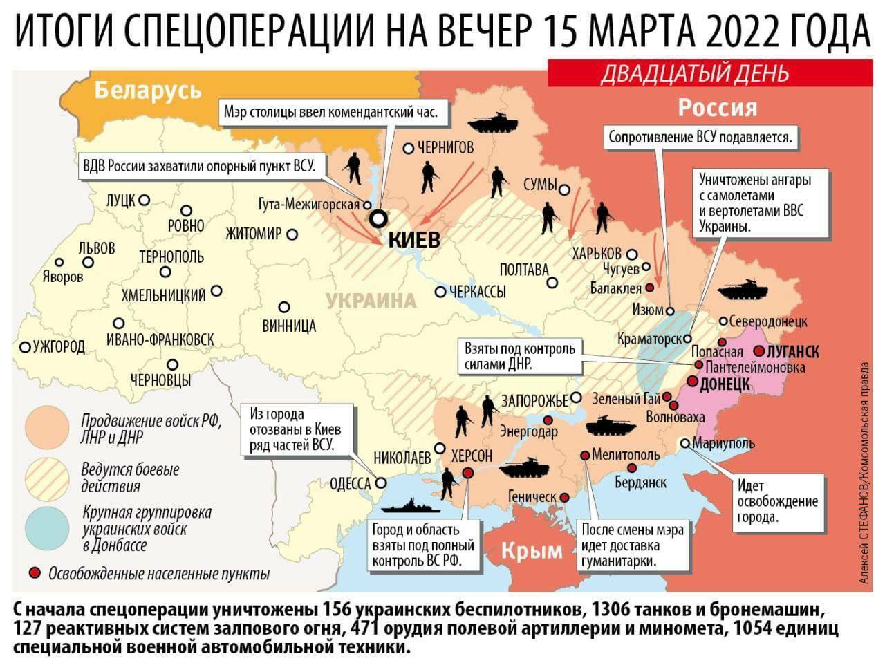 Карта боевых действий на украине на сегодня подробная на русском с областями и городами 2023г