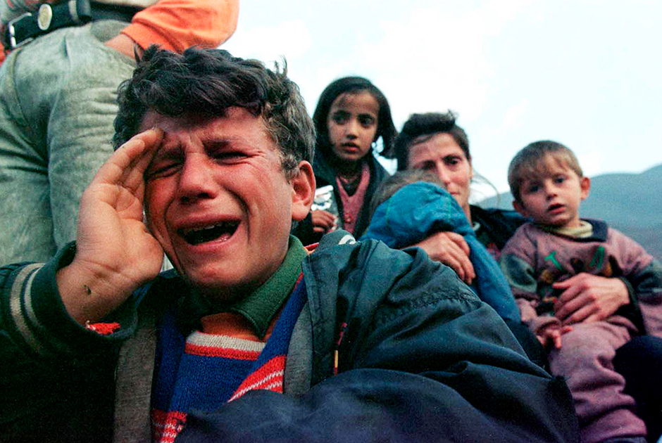 Дети 1999 года. Бомбардировка Косово 1999.