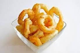 Кальмар кольцами в кляре