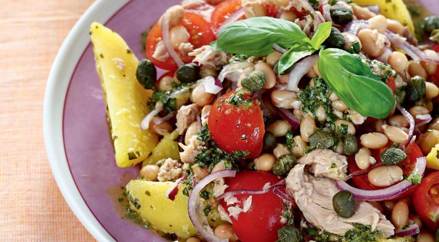 Теплый салат