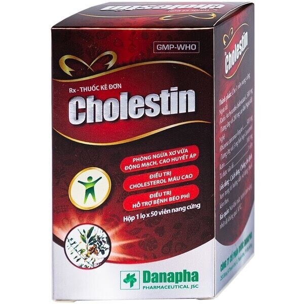 Холестин эффективное лечение высокого содержания жира в крови 50 капсул. из Вьетнама