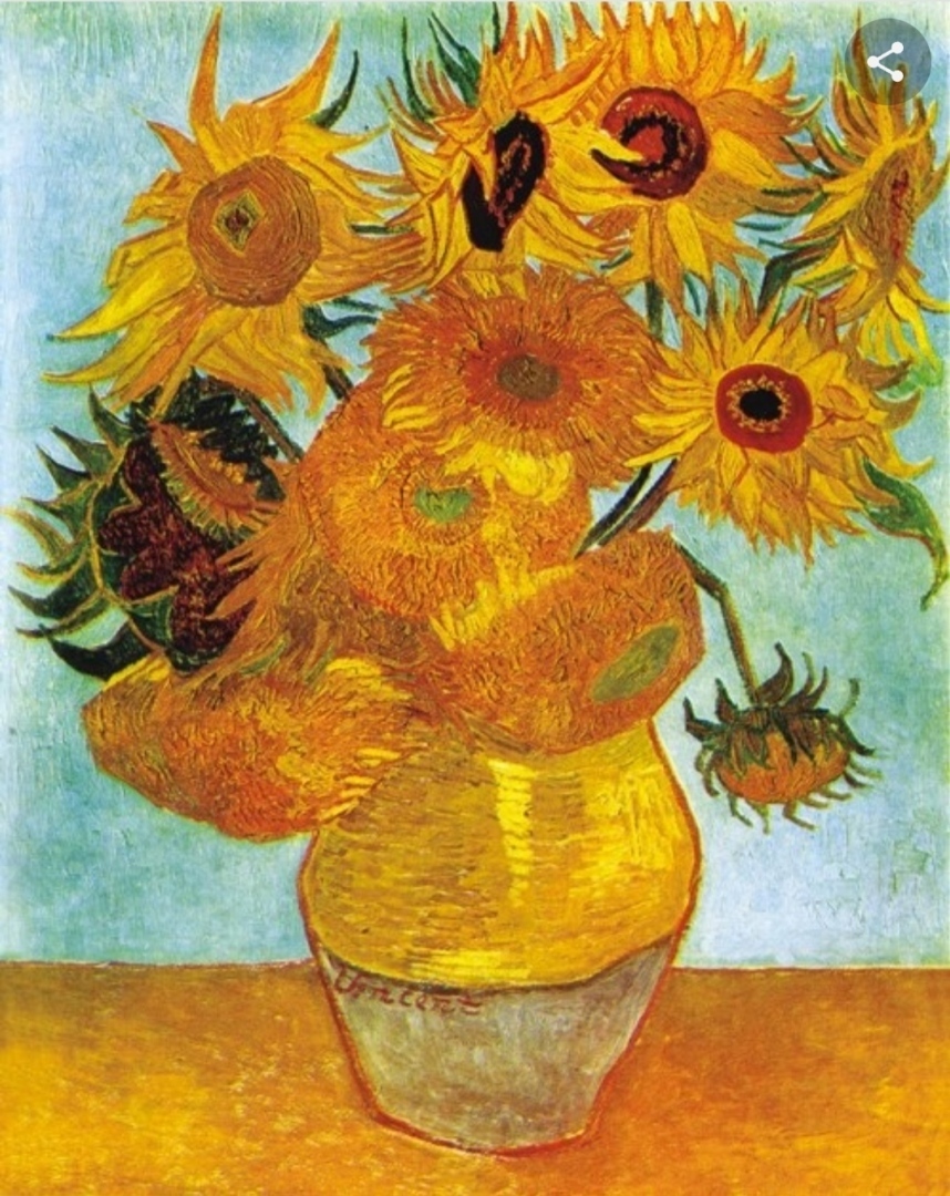 Сколько всего Ван Гогом было написано картин, на которых изображены подсолнухи.