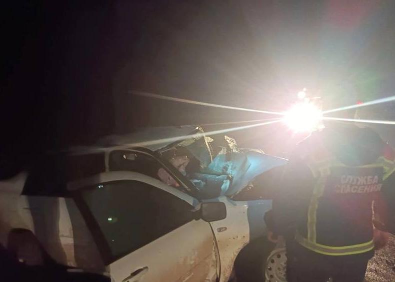 В лобовом столкновении на дороге погибли оба водителя