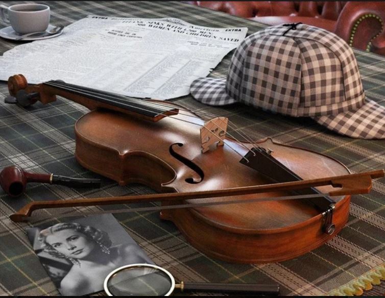 Отгадай сыщика по описанию: сложение худощавое, рост больше шести футов (более 180 см), тонкий орлиный нос, квадратный, чуть выступающий вперёд