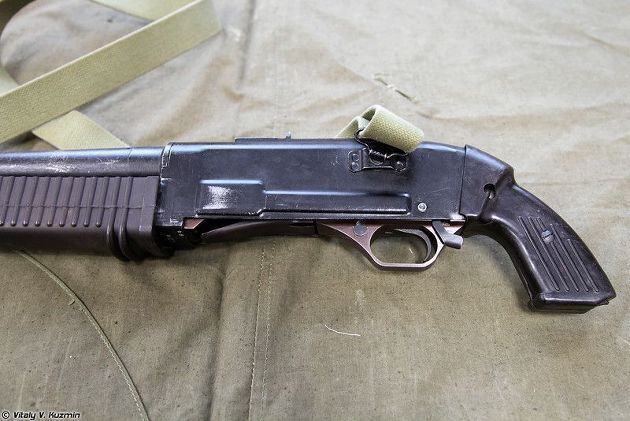 Советская ручная пушка. Помповое ружье КС-23