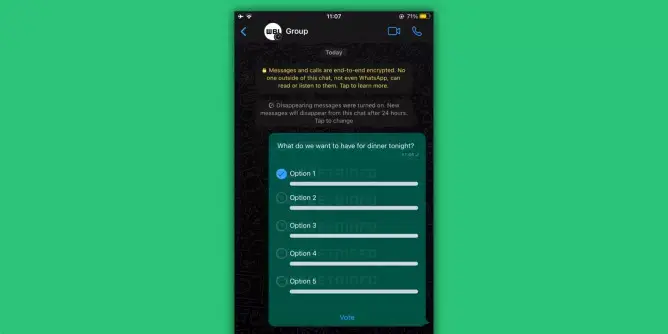 В тестовой версии Whatsapp появились реакции на сообщения