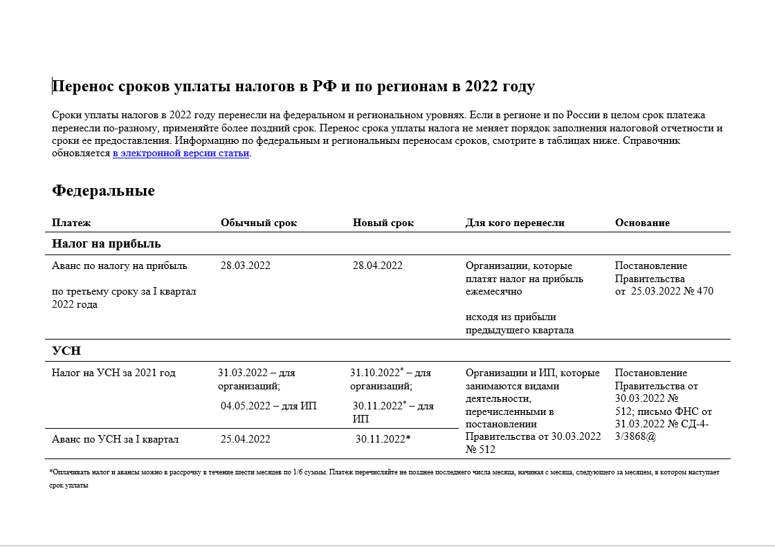 Президент отменил взносы за апрель - июнь