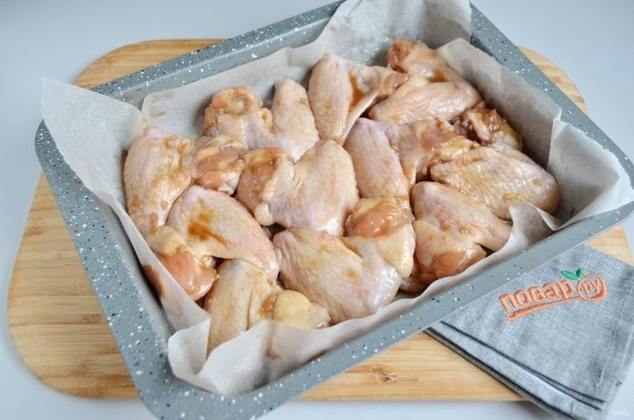 Аппетитные крылышки в медово-чесночном маринаде за 30 минут