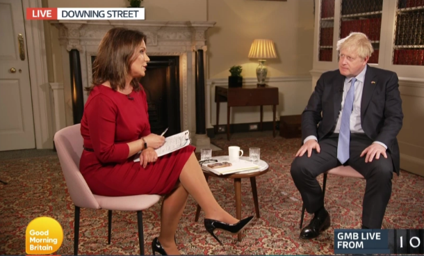 Сюзанна Рейд заставляет Бориса Джонсона корчиться, когда она допрашивает его о кризисе прожиточного минимума в разборках GMB