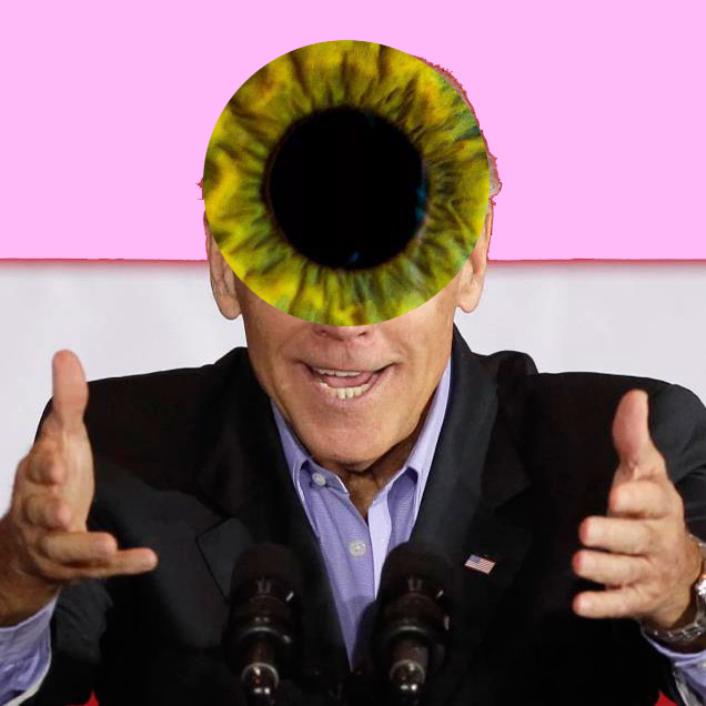 У Байдена открылся третий глаз.