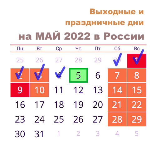 Как отдыхаем в мае 2022: майские выходные с 1 по 10 в России, будет ли 6 мая сокращенным рабочим днем? Официальные выходные и праздничные дни 9 Мая
