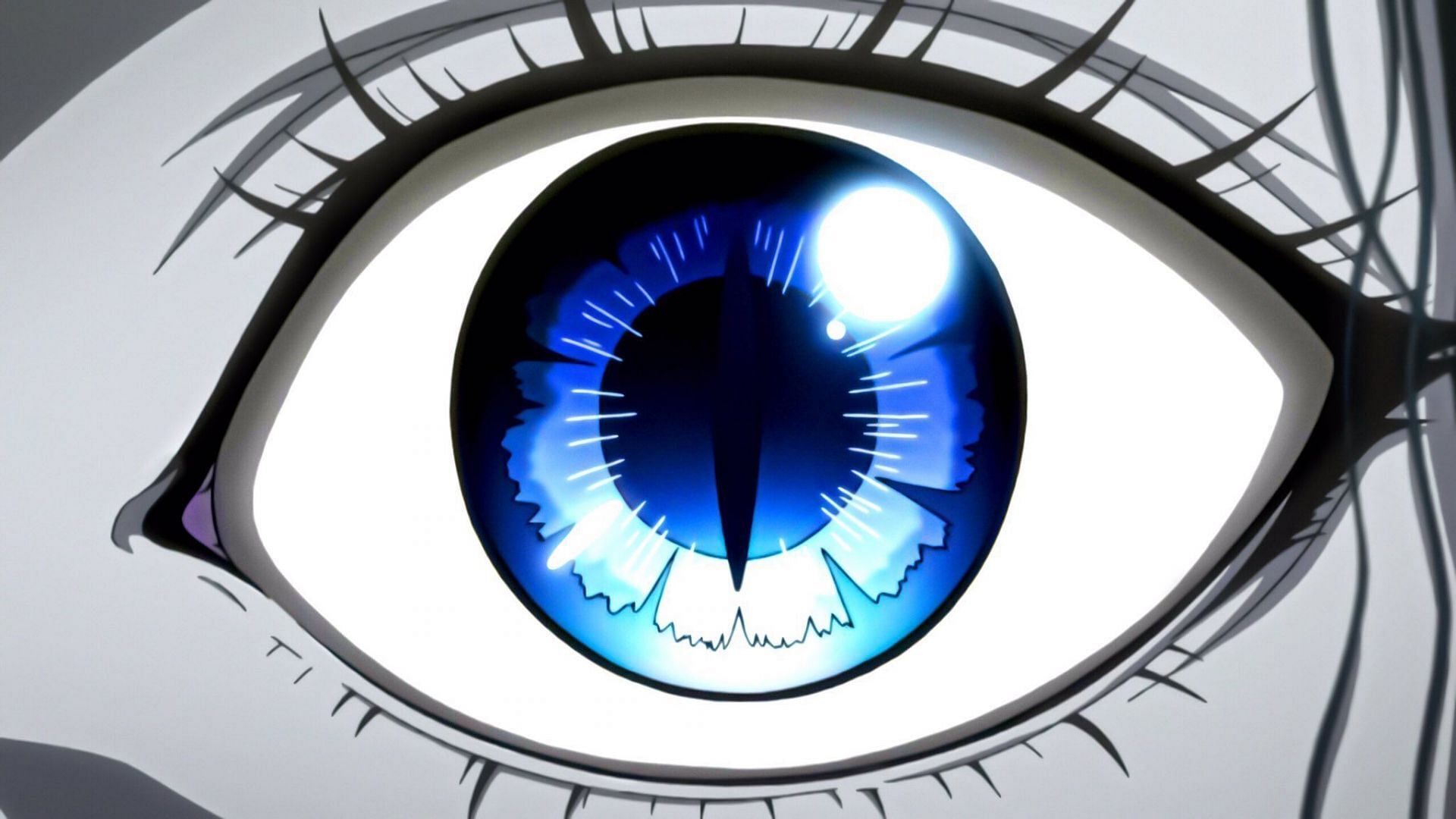 Голубые анимешные глаза
