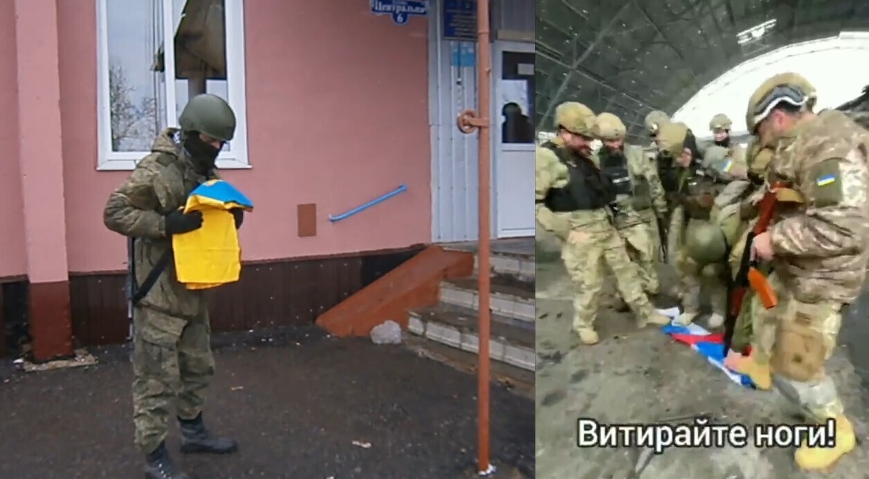 Слева военнослужащий. Справа обезьяны. Выводы сами напрашиваются.