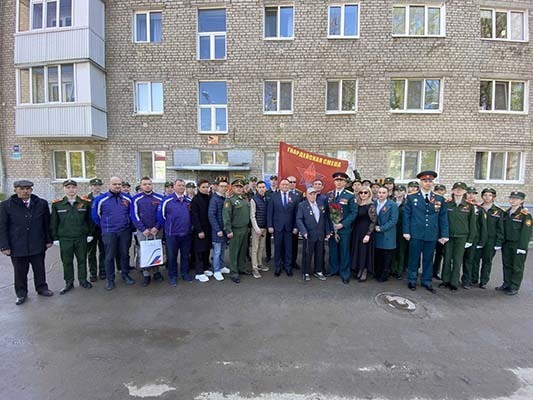 В Уфе персональный парад от росгвардейцев принял ветеран Великой Отечественной войны Ибрагим Шакиров